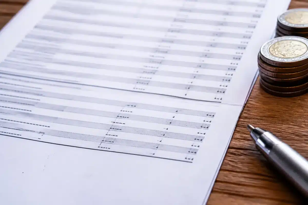 Document bancaire affichant limites de frais mensuels